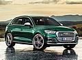 Audi SQ5 TDI: Spontane Performance durch elektrisch angetriebenen Verdichter3.0 V6 TDI Motor mit 255 kW (347 PS), 700 Nm, elektrisch angetriebenem Verdichter, klassischem Turbolader und 48 V Mild-Hybrid-Technologie 